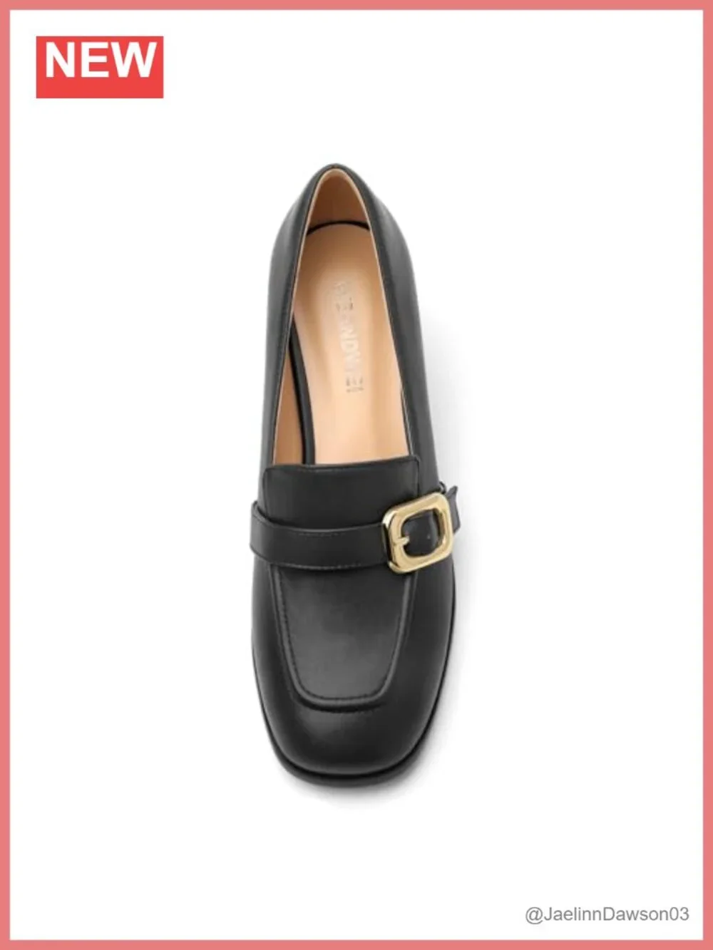 Chunky Heel Loafers for Women - Square Toe Dress Pumps - Work & Daily Slip-Ons